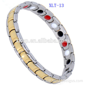 Dubai hot sales gold stainless steel 4 in 1element sport energy bracelet for women